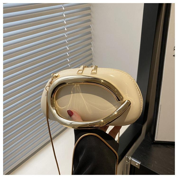 Clash Of Colours Design Personality Temperament Fashion Chain Crossbody Shoulder Small Square Women's Bags