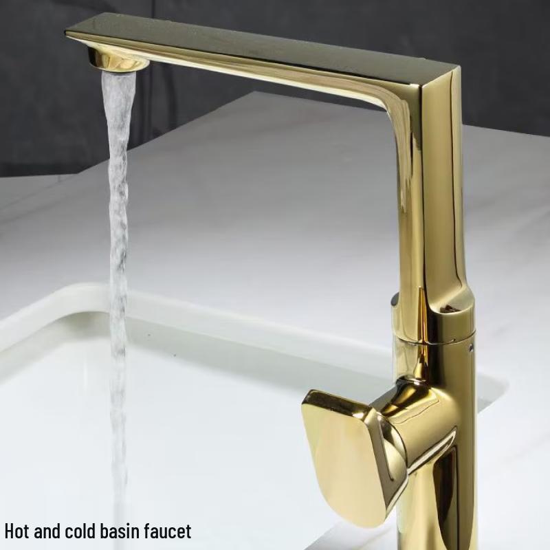 TLXT Golden Basin Mixer Faucet