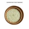 Handmade Rattan Round Light Luxury Tray for Picnic, Fruit, and Candy Storage in the Living Room or Restaurant.