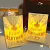 Musical Light Up Birthday Card 3D Happy Birthday Greeting Card With Light and Music for Women Men Husband Wife Children