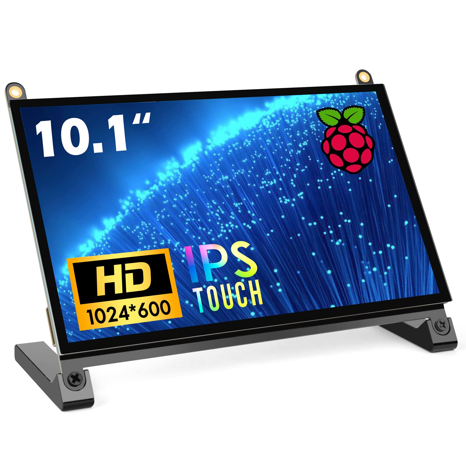 

ROADOM 10 Inch Touch Monitor for Raspberry Pi IPS 1024X600 Touch Screen Small Monitor Built-in Speaker Suitable for Raspberry Pi 4321 Xbox PS4 Ubuntu