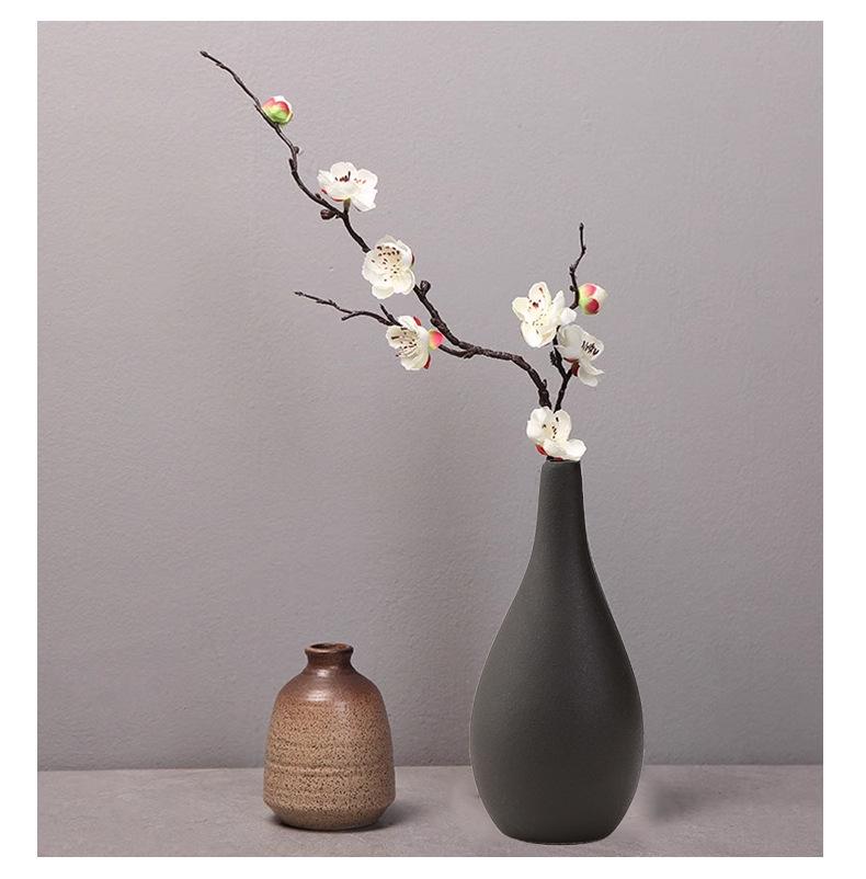 Pflaumenblütenzweig-Dekoration - Künstliche Blumendeko für Wohnzimmer & Esstisch