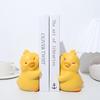 Cartoon Yellow Duck Resin Bookend Ornament