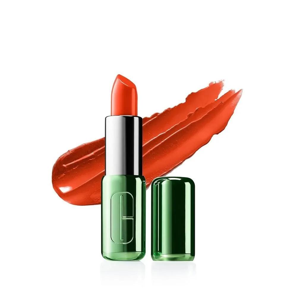 Помада Clinique Pop Longwear 1 шт. AK Flame Pop Shine Помада Clinique Pop Longwear Стойкая, Сатиновая