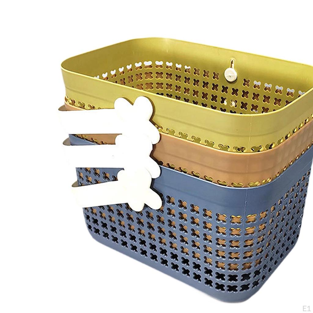 Supermarket Shopping Baskets with Handles Utility Creative Organizer Bin Store Basket Storage Box