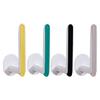 Storage Hanger L Shape Plastic Wall Mounted Towel Hanger L Holder Self-adhesive Waterproof Paper Roll Organizer