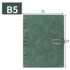 A5 Binder Pu Leather Notebook Business Stationery Gift Set Office Customized Logo Journal Notebooks for Students