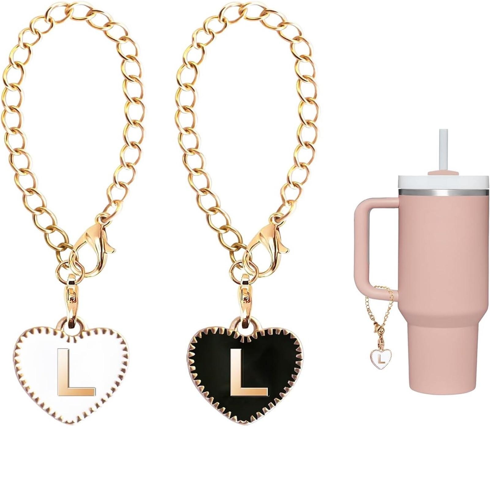 2 шт. аксессуары-подвески с буквами для чашки — фото 13