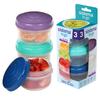 TO GO Round Mini Bites Food Storage Container 3 Count