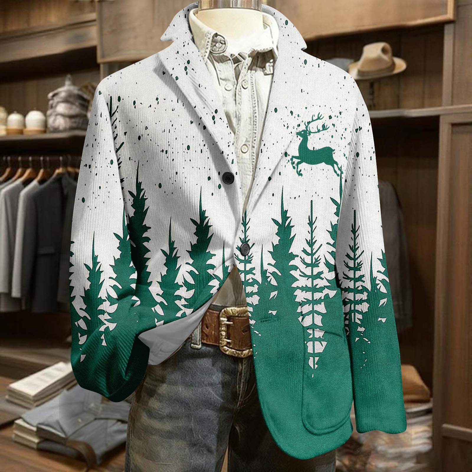 

Мужской вельветовый теплый пиджак-кардиган с принтом и карманами, мужской повседневный костюм XXL