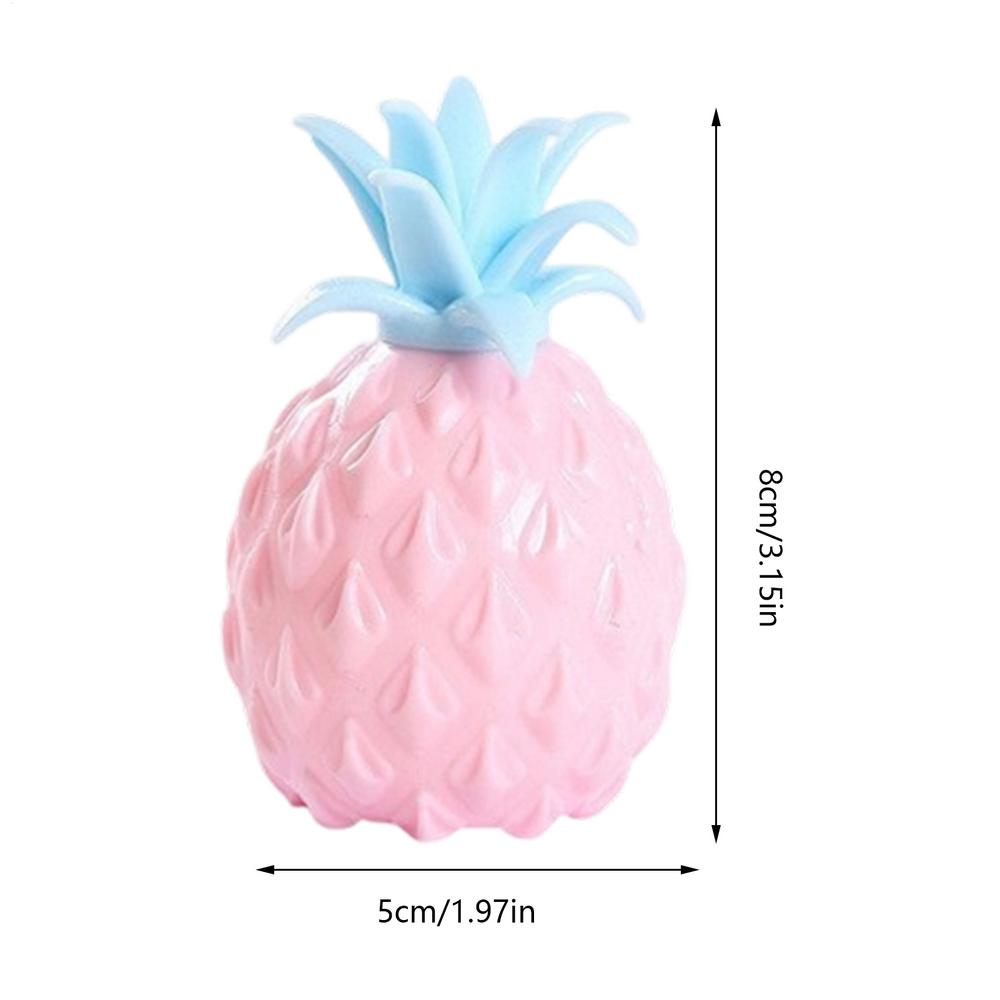 Pineapple Design Stretchable Squeeze Sensory Toy Portable Relaxing D ecompression Fidget Playthings Funny Emotional Calm Toy