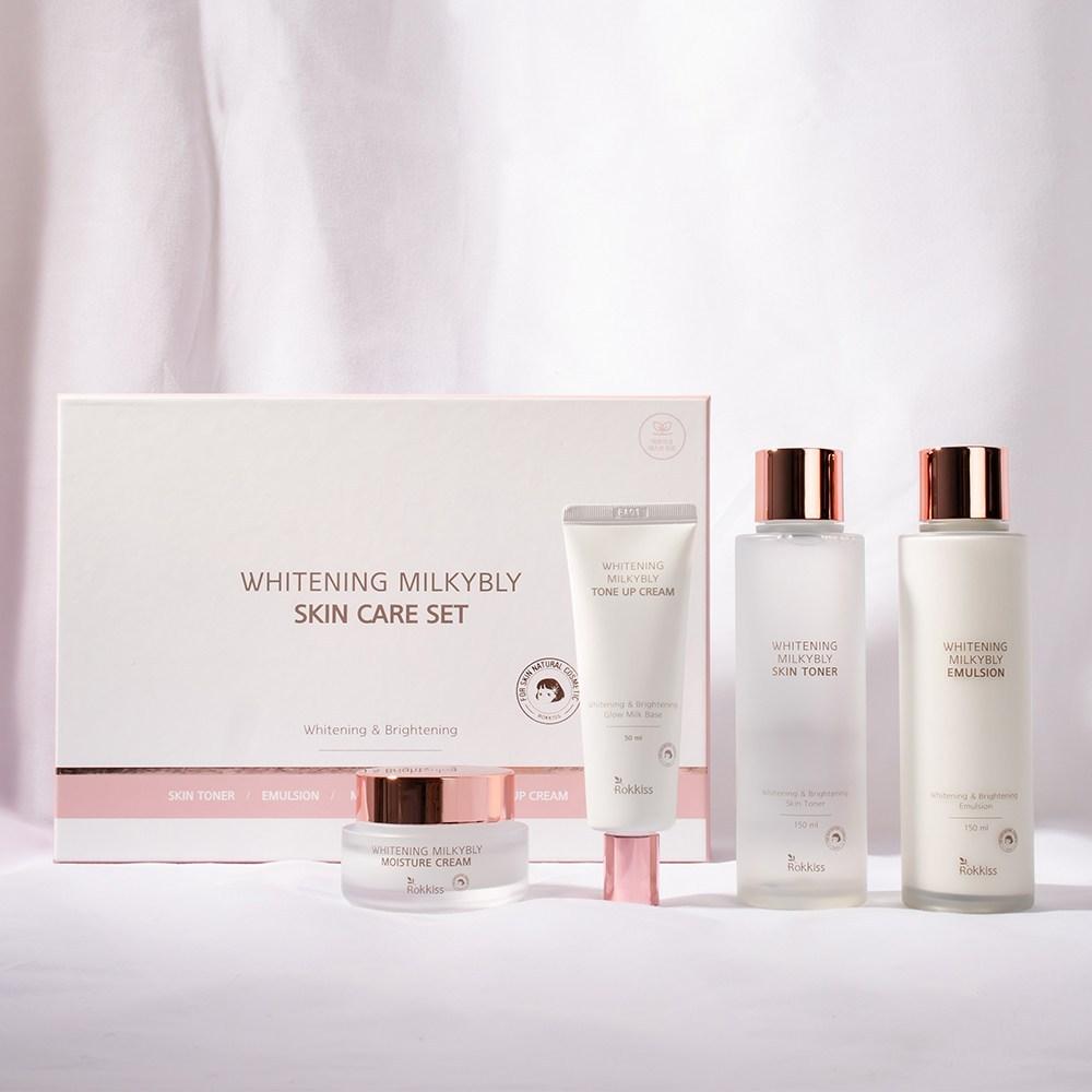 Набор из 4-х средств по уходу за кожей Rockies Whitening Milky Bly + сумка для покупок — фото 2