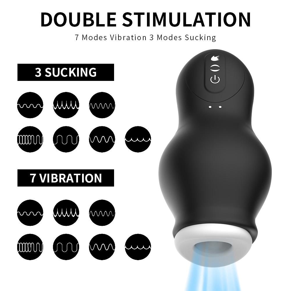 Automatic Masturbator Cup Waterproof Sucking Male Penis Pumps Blowjob Machine Pussy Glans Stimulator Vibration Adult Sex Toy