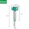 1pc 16-60mm 3-edged Woodworking Hole Opener Cutter Hinge Boring Drill Bits Hex Shank For Wood Plastics Plywood Drilling