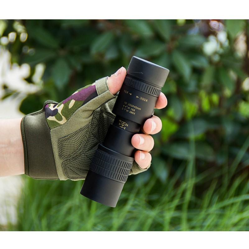 10-500x40 Zoom Monocular Telescope HD Portable Outdoor Viewing Scope Birding Hiking Travel