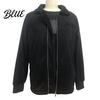 Plus Size Men for Outdoor Leather Thicken Color Faux Coat Solid Winter Jacket