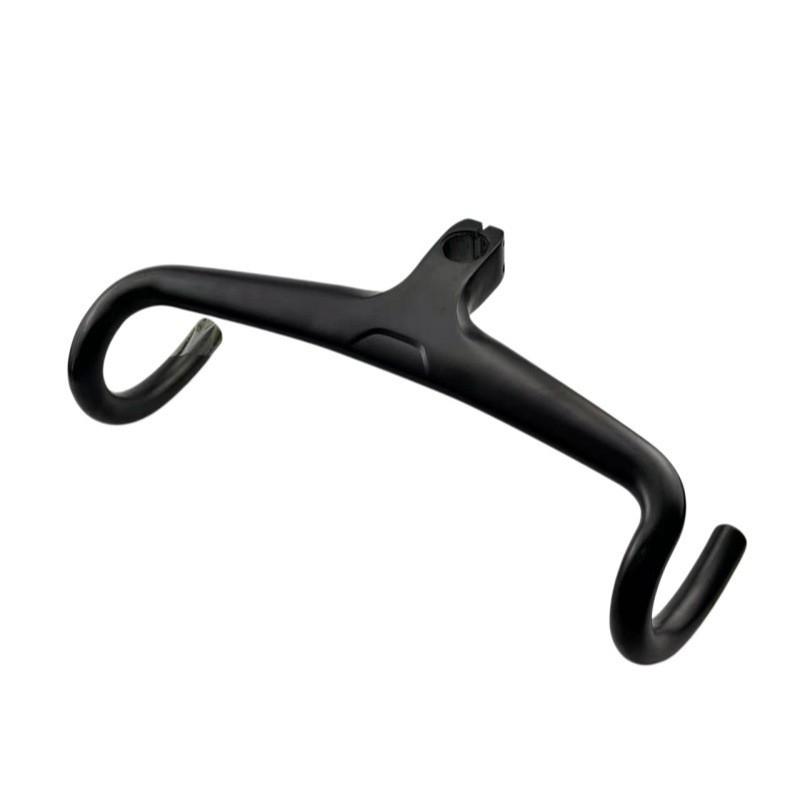 Road Bike Drop Bar Aero Integrated Handlebar Aluminum Alloy Internal Cable Routing