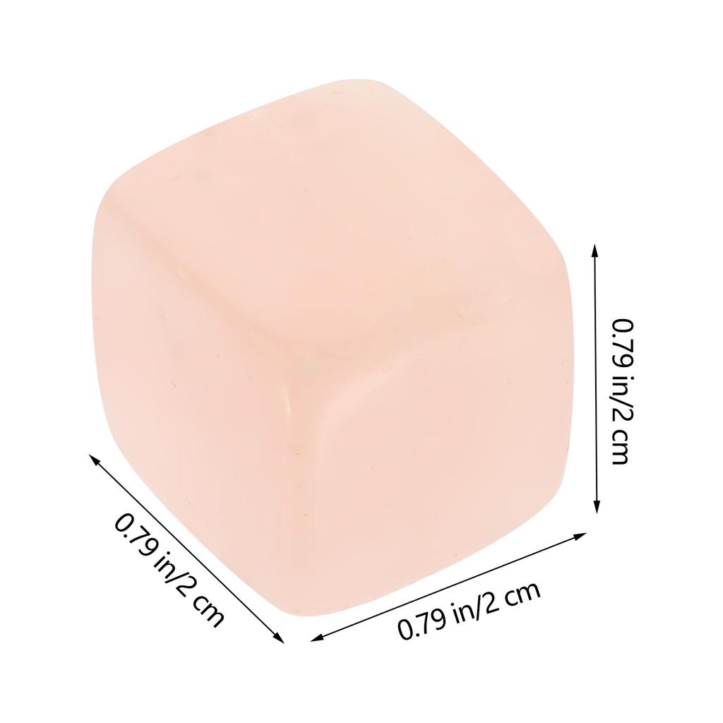 6 Pcs Whiskey Stone Ice Cube Gift Set for Women Drinks Reusable Stones Accessories Geometry Miss