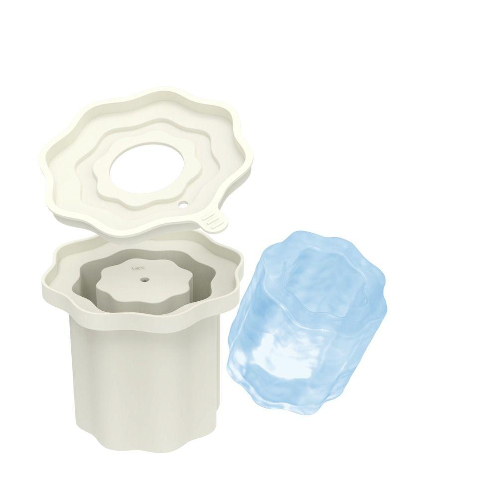 Silicone Silicone Ice Molds with Lid Ice Cube Maker Mold for Stanley Cup 20-40oz