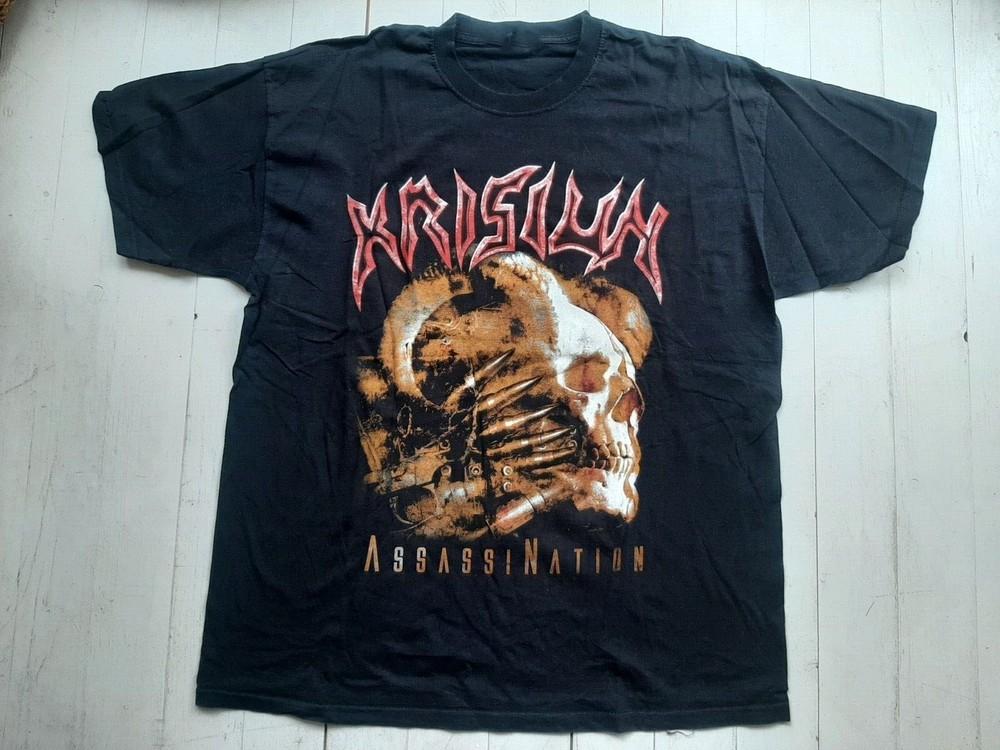 KRISIUN Black 100% Cotton All Size Shirt Gift For Fan BL683
