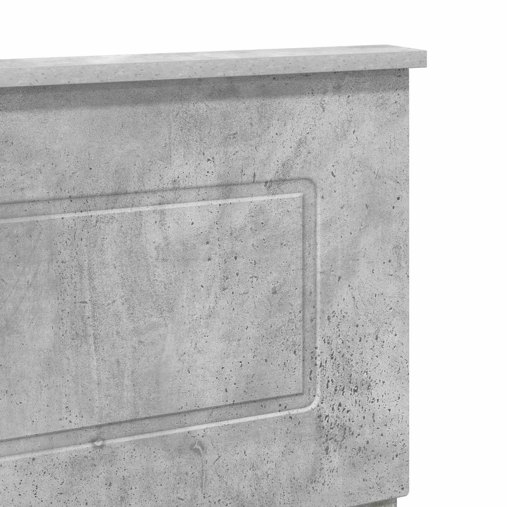 Headboard Concrete Grey Particleboard