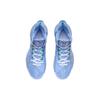 New LiNing Storm Cushioning Anti Slip And Wear Resistant Breathable Coverage Support Mid Top Basketball Shoes Men's Blue ABFR007-1