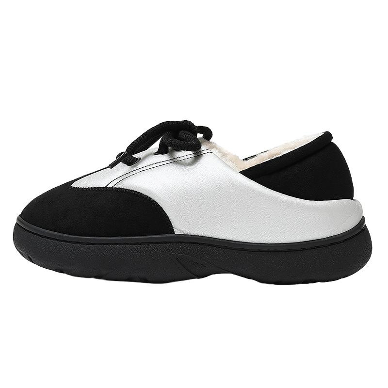 Cotton slippers autumn and winter snow boots couple indoor home household non-slip warm thick-soled slippers