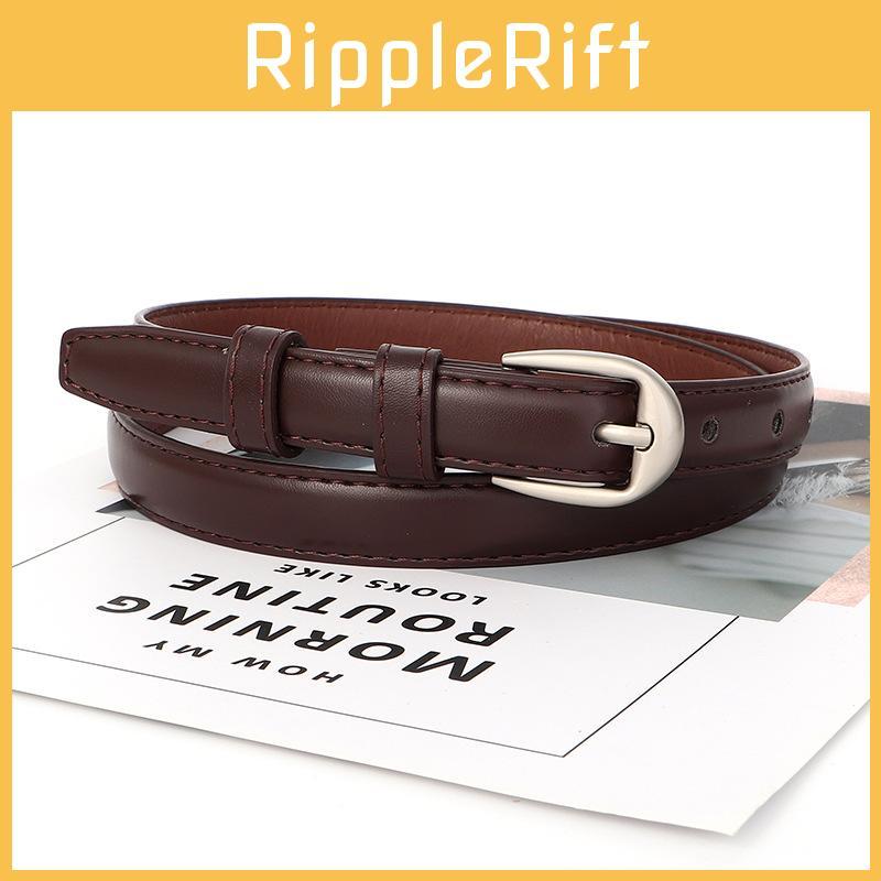 Stylish Womens Leather Waist Belt With Closure And Stitching For Work Trips