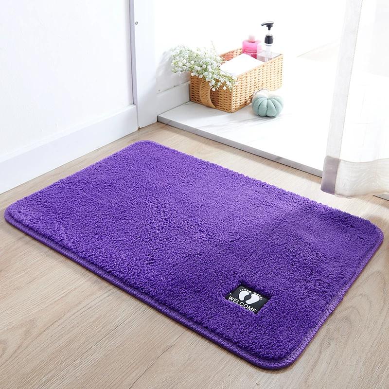 Bathroom Floor Mat, Water-Absorbent, Non-Slip Mat for Bathroom Entrance, Toilet Doorway, Kitchen Door Mat, Household Carpet, Bathroom Mat