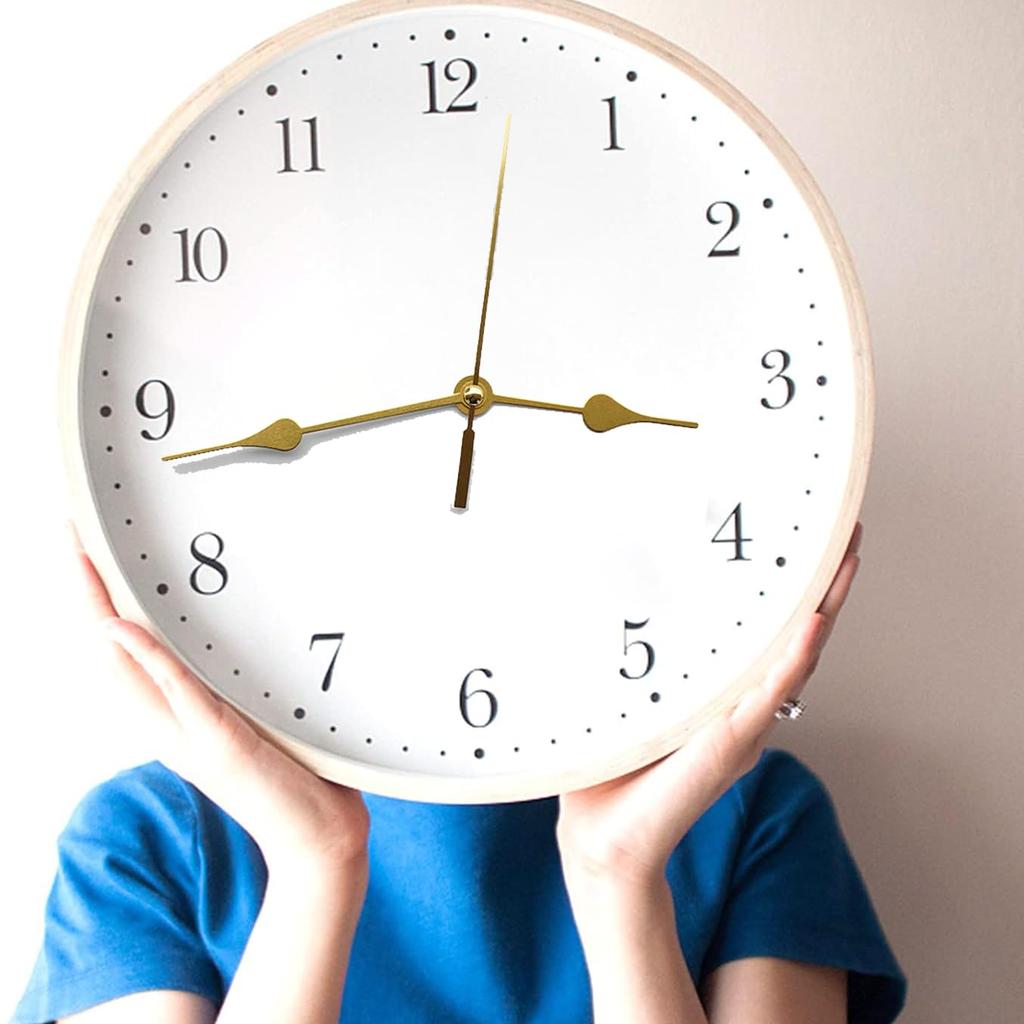 DIY Clock Movement Kit for Wall Clocks: Includes Clock Shaft and Hands, 3 Pointer Set.