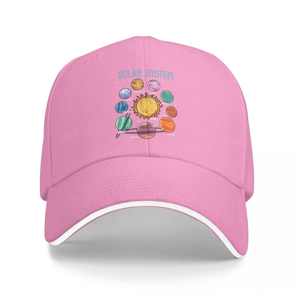 Gorras de Béisbol Planetas del Sistema Solar Ciencia Espacio Personalizadas Unisex Deporte Gorras de Verano