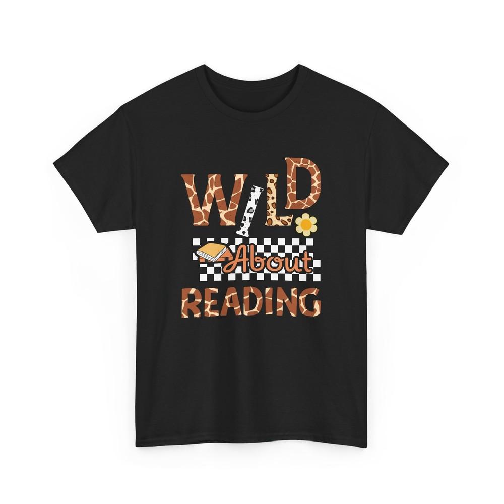

Book T-Shirt | Booktrovert T-Shirt | Wild about reading funny reading Shirt S