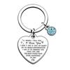 Keychain Steel Stainless Keyring Christmas Friendship Gifts Backpack Pendant