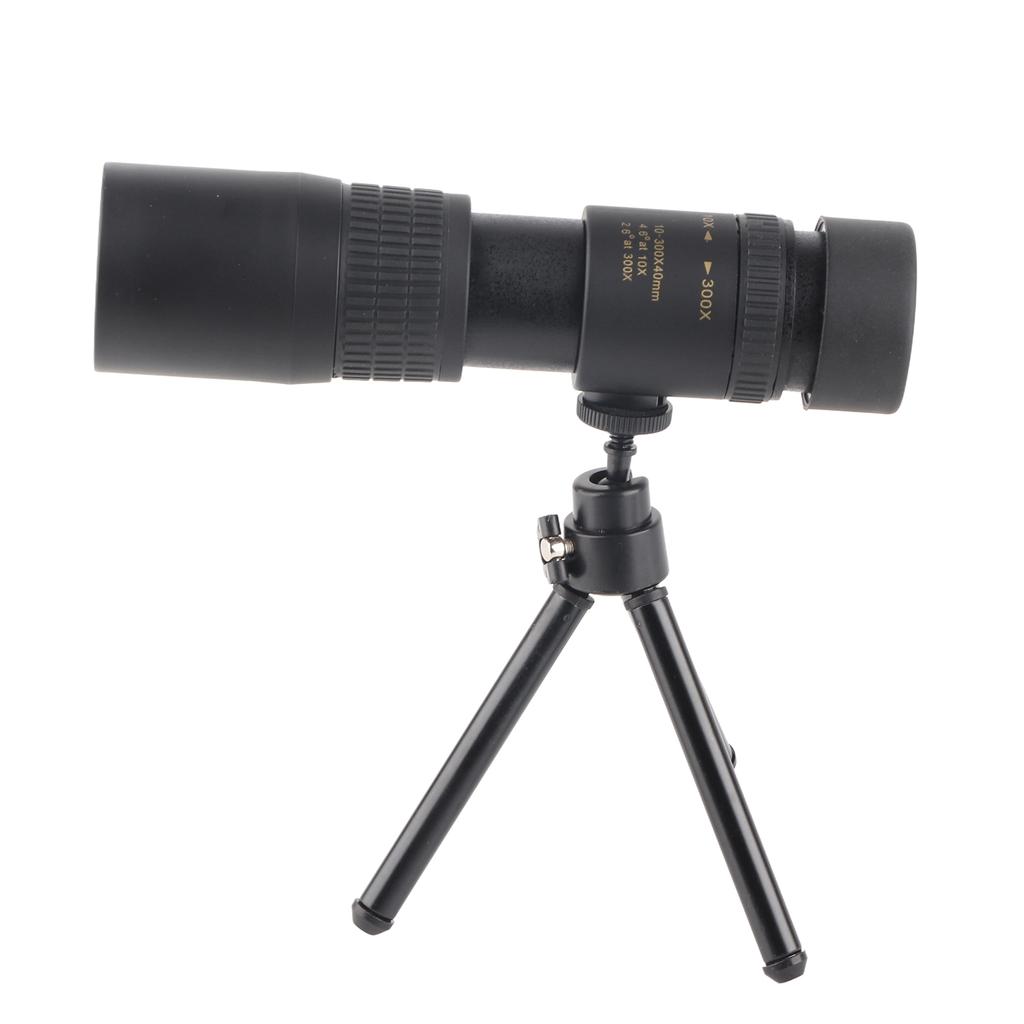 10?300X40 Telescope 21mm High Magnification Single Tube Telescope Waterproof and Portable Night