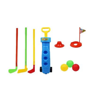 Family Fun Golf Club Toy 9Pieces With Clubs and Ball For Backyard Garden Play Outdoor Indoor Sport Activity Playset