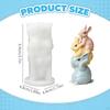 Silicone Easter Candle Model Soap Resin Casting Decorative Multipurpose Making Tool