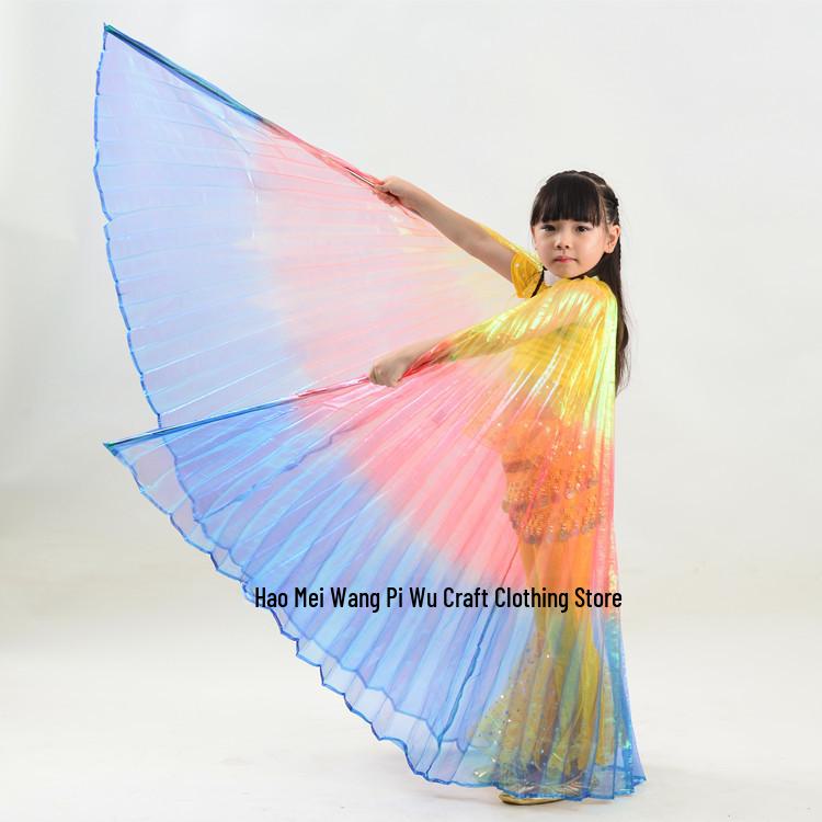 Children's Golden Wings Belly Dance Costume for Performance