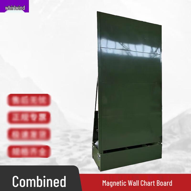 

Portable Stainless Steel Magnetic Map Board