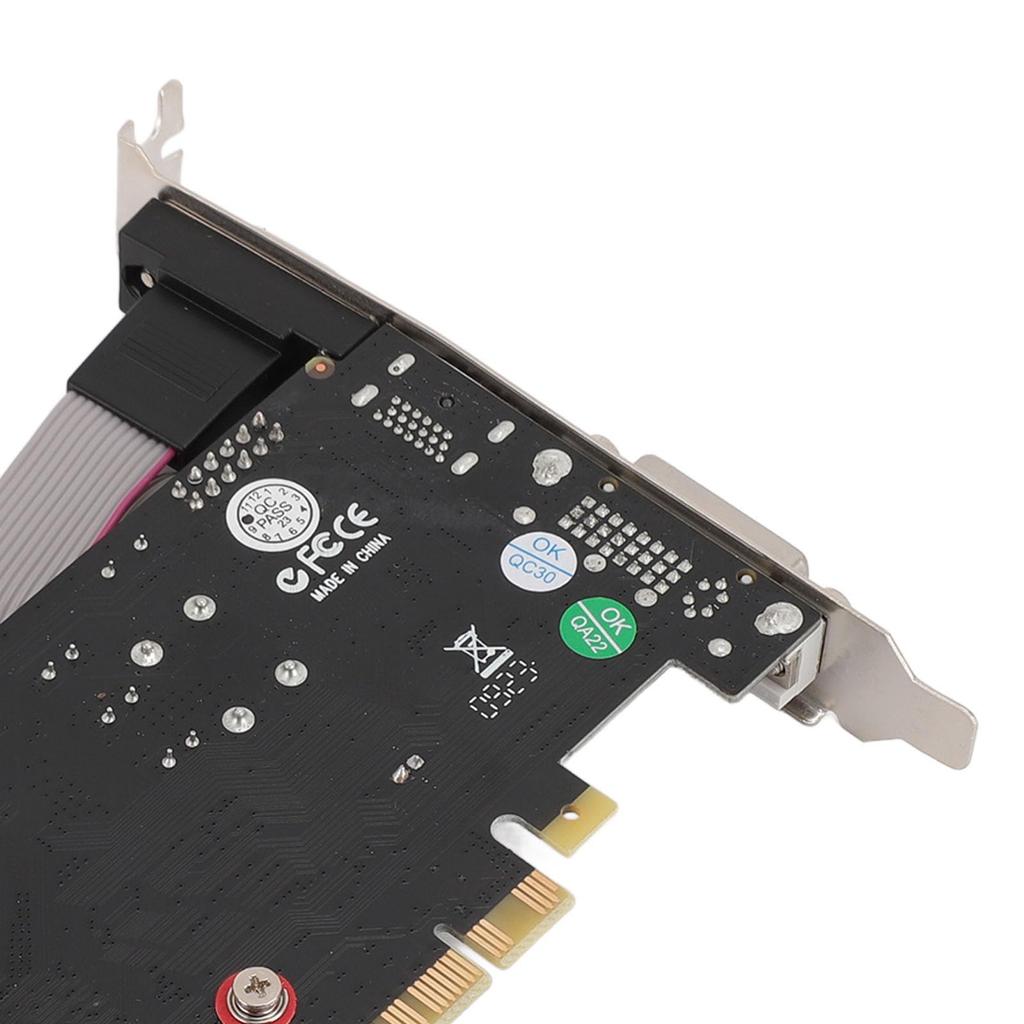 GT710 Graphics Card, 2GB DDR3 64-bit 1200MHz Desktop Graphics Card, Supports HDMI, DVI, VGA, PCIe 2.0 16X Slot, for Office PC DIY