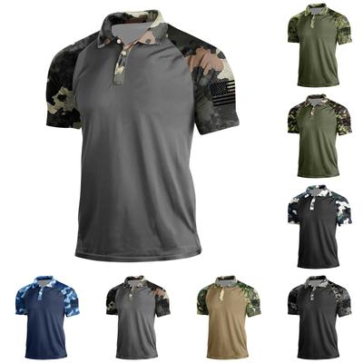 Men's Summer Print Short Sleeve Lapel Shirt Men's Casual Fashion Shirt