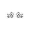 Charming Zodiac Horse Stud Earrings: Petite Cute Design In 999 Pure Silver, Ideal for Women's Birth Year.