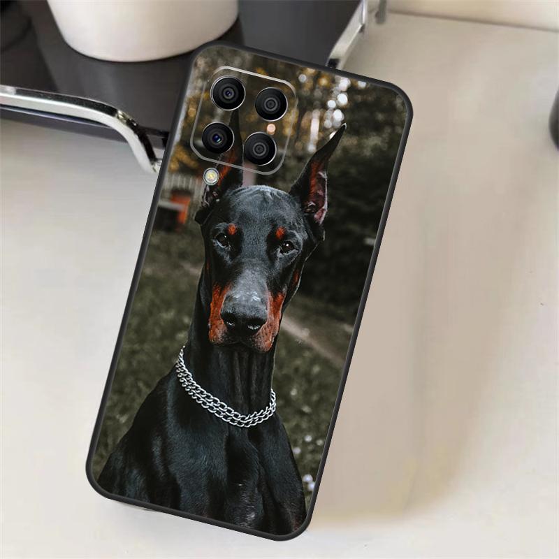 Dachshund Doberman Dog Case For Samsung Galaxy M06 M16 M36 M56 M52 M32 M12 M54 M34 M14 M35 M55 M15 M11 M31 M13 M53