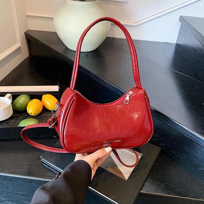 Bag New Underarm Bag Niche Retro Shoulder Bag Textured Small Square Bag Fashion Commuter Versatile Messenger Bag