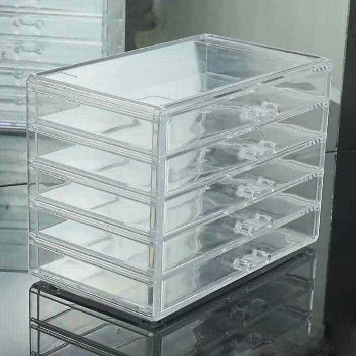 Großer Acryl-Kosmetik- und Hautpflege-Organizer