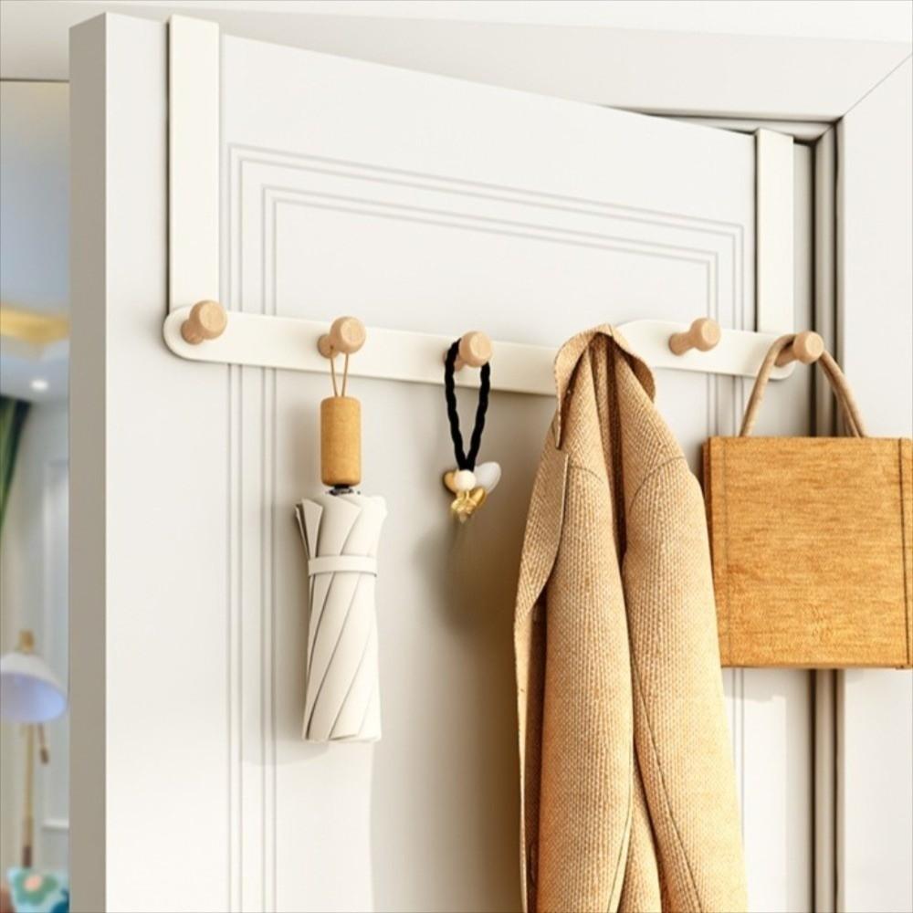Space Saving Clothes Coat Hat Towel Hanger 5/6 Hooks Kitchen Accessories Holder  Home Decoration