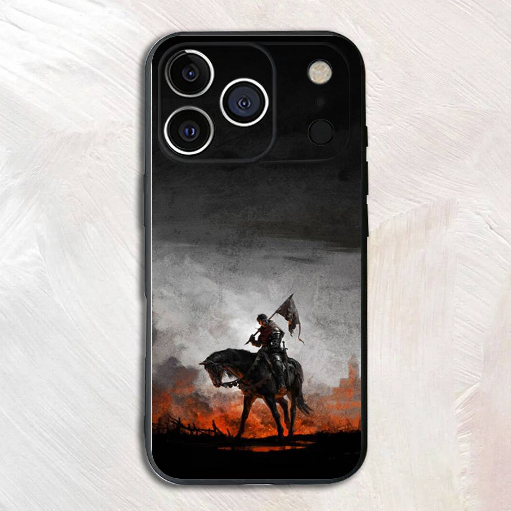 Game KCD Silicone Soft Phone Case For iPhone17,16,15,14,13,12 Pro Max Plus X XR SE Cover