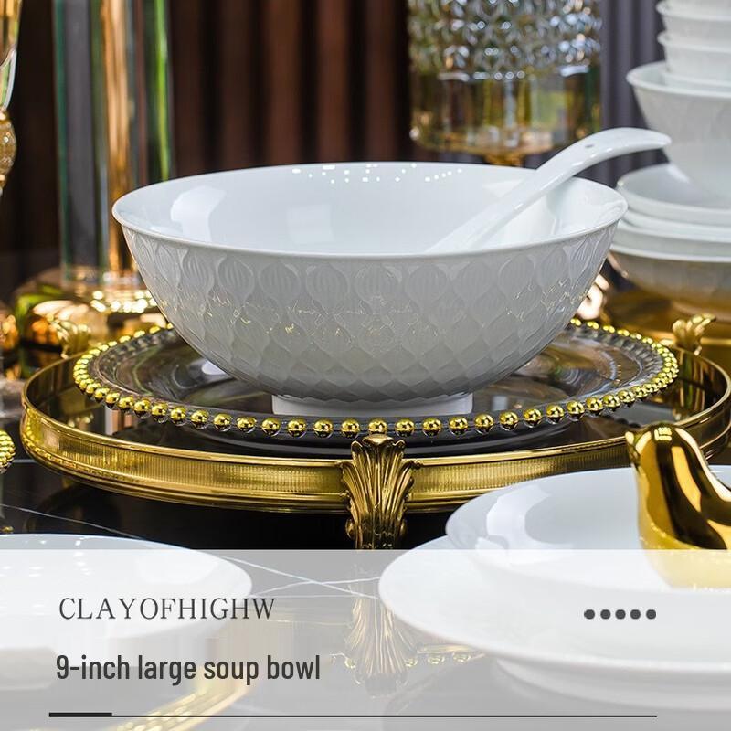 Jingdezhen European Style Underglaze Ceramic Tableware Set