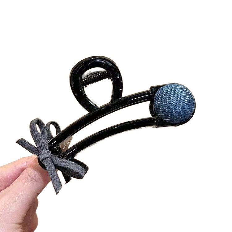 Polka Dot Bow Hair Clip: Unique Shape, Light Luxury for Women - Summer 2025 Edition