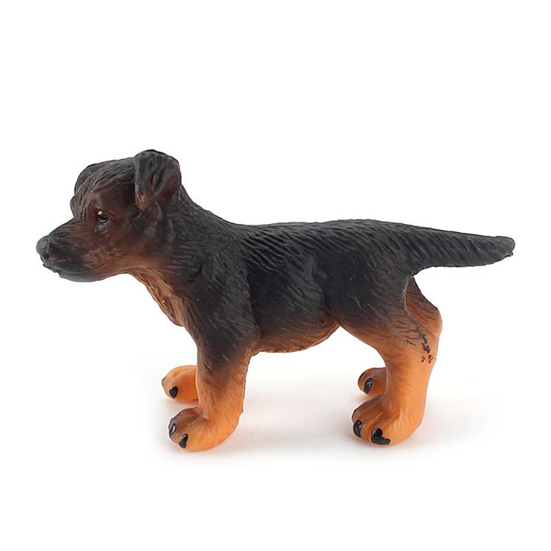 Simulare Mini Câine Animale Model Micro Figurine Decorațiune Grădină Zâne Toppere Tort Jucărie Cadou Copil Accesorii Casă de Păpuși