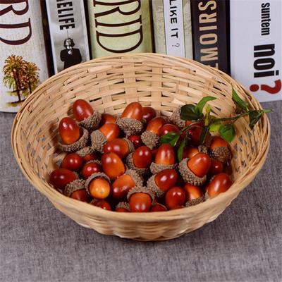 20 Stücke 3 cm Schaum Tannenzapfen Mini Künstliche Gefälschte Schaum Beeren Blumen Hochzeit Weihnachtsbaum Dekoration